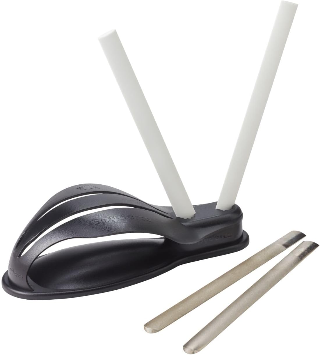 Spyderco Gauntlet Premium - Easy-to-Use Knife Sharpener with Fine Ceramic Rods and Cubic Boron Nitride Rods - 603FCBN