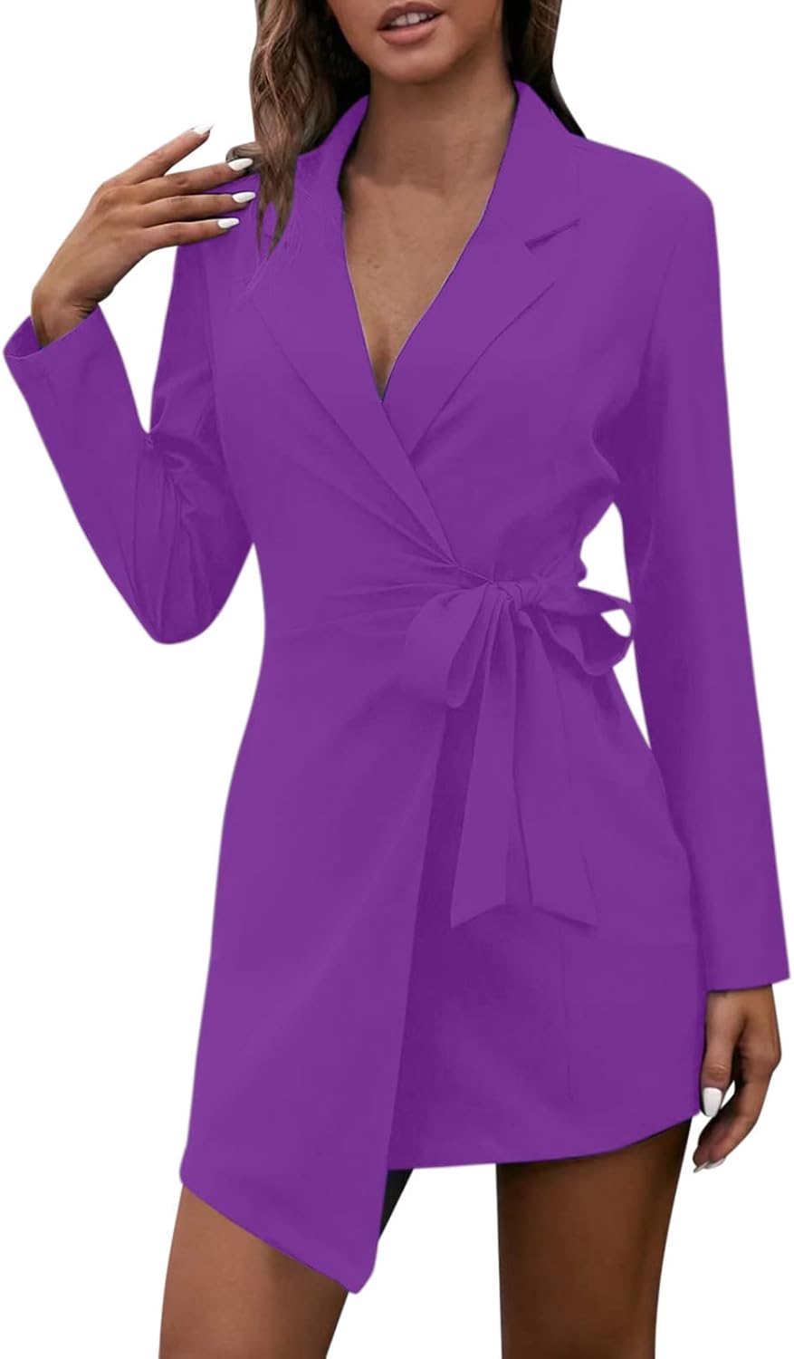 Womens Blazer Open Front Sexy Elegant Formal Suit Jackets Dress for Work Office Business Coat Foreign Jackets