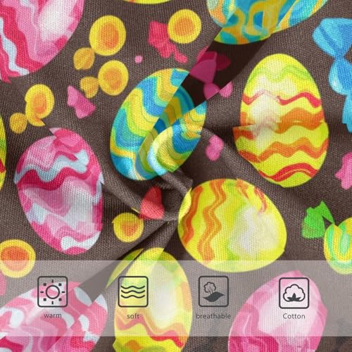 Joisal Pattern Toddlers Underwear Floral 2t Cotton Panties Little Girl Colorful Easter Eggs Candy Dark Underpants Briefs3