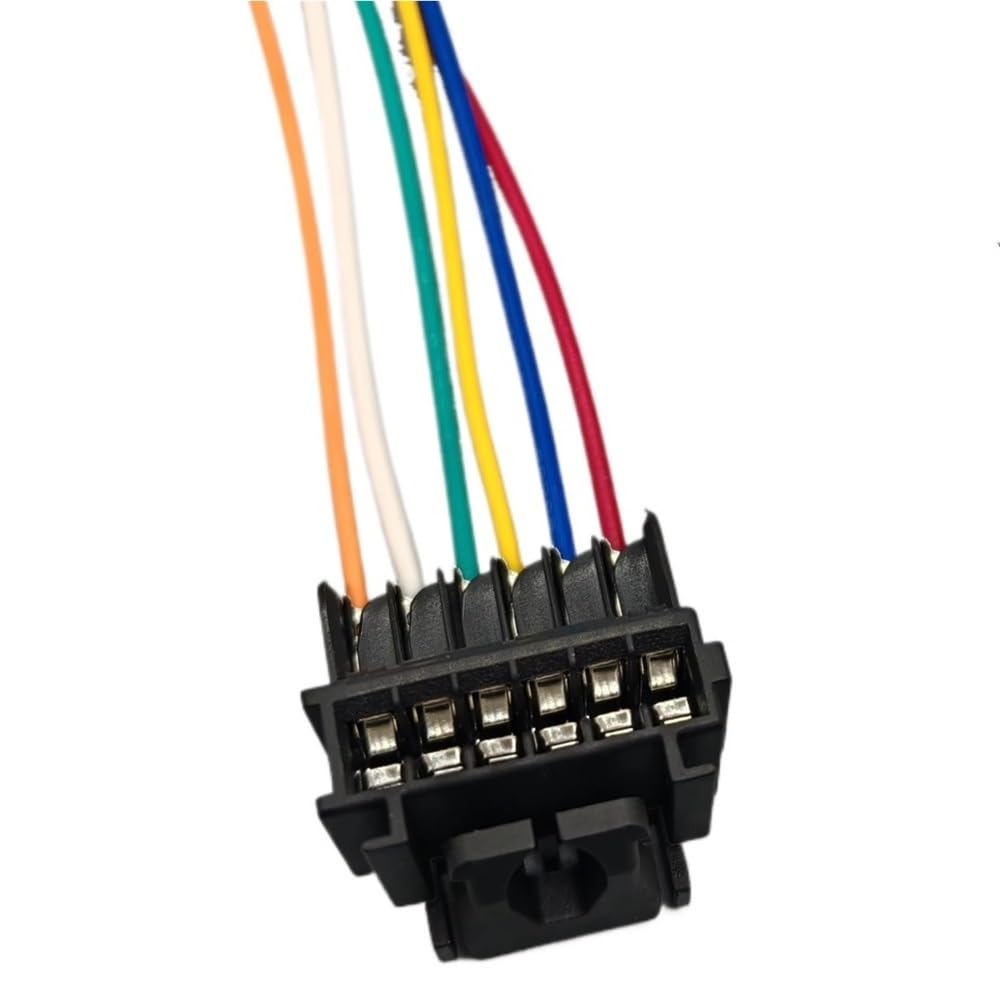 Conector coche Para Clio II 7701477989 7703297051 | 6P Auto Luz Trasera Cableado Telar Conector Lámpara Trasera