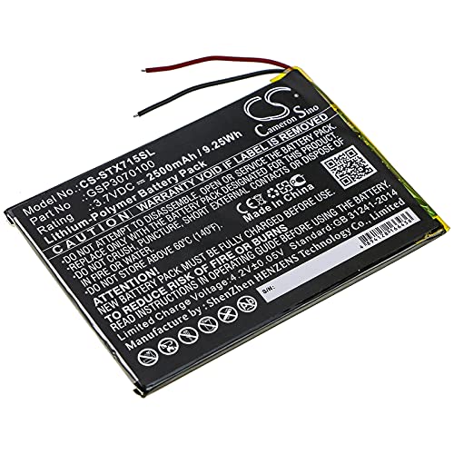 Zenander 3.7V GSP3070100 Battery Replacement for SmarTab ST7150