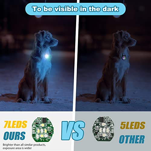 Aioauerk 4 Modes Dog Lights For Night Walking, Ip68 Waterproof Dog Collar Light thumb #5