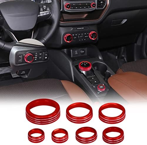 Aluminum A/C Switch Knob Trim Cover For Jeep Wrangler JL JT 2018+ Accessories EA - Foto 10