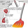 Kitchen Utensils Set- Umite Chef 34 PCs Cooking Utensils with Grater, Spoon Spatula, Heat Resistant Food Grade Silicone, Stainless Steel Handles Kitchen Gadgets Tools Set for Nonstick Cookware(Red) #2