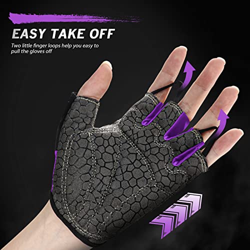 Bike Gloves for Men Women with Anti-Slip Shock-Absorbing