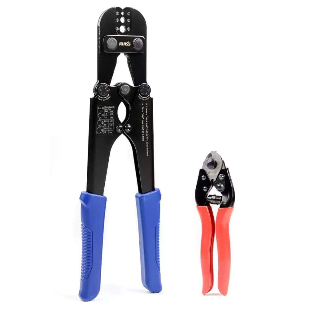 Buy IWISS Wire Rope Crimping (Hand Swage) Tool for Swaging Copper and