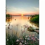 Clearance, DIY 5D Diamond Embroidery Rhinestone Pasted Arts Full Round Painting Cross Stitch Gift Bedroom Living Room Home Decor Scenic Vintage Palace Paint 30x40cm (A, 30x40cm)