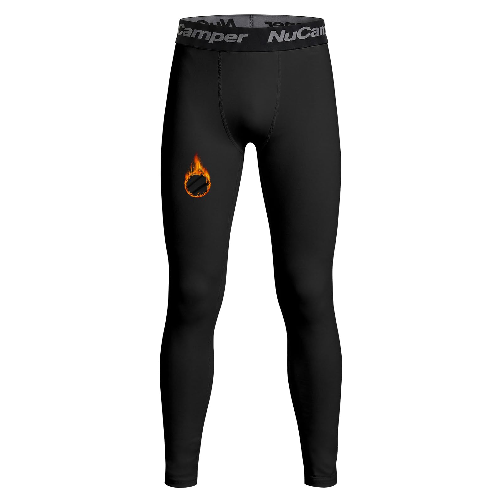 NuCamper Leggings Térmicos para Niños de Invierno, Pantalones de Compresión para Niños Tights Legging Mallas de Compresión de Secado Rápido Ropa Interior para Correr Fútbol Atlético y Baloncestom