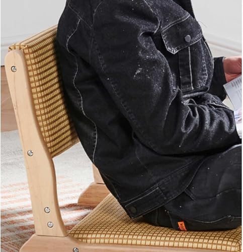 Silla de suelo portátil – Asiento plegable Mtat para sala de estar – Asiento cómodo para yoga, relajación y juegos – Diseño para fácil Sto