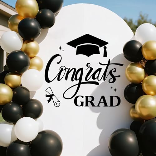 Vinilo decorativo Congrats Grad para graduación 2026