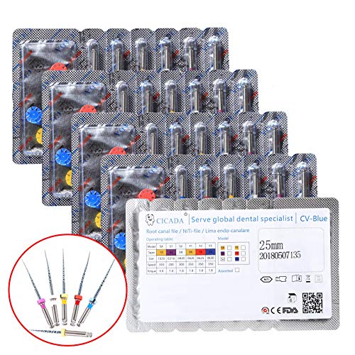 Nski 30Pcs/ 5Pack Universal Endodontic Niti Rotary File Engine Tips 25Mm cover