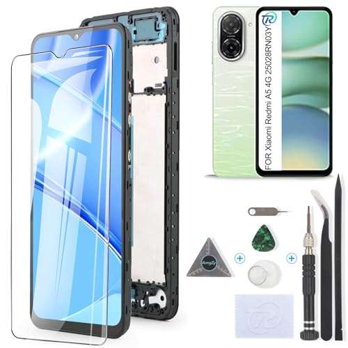 Écran tactile Redmi A5 4G 25028RN03Y RongZy : affichage haute sensibilité avec cadre noir