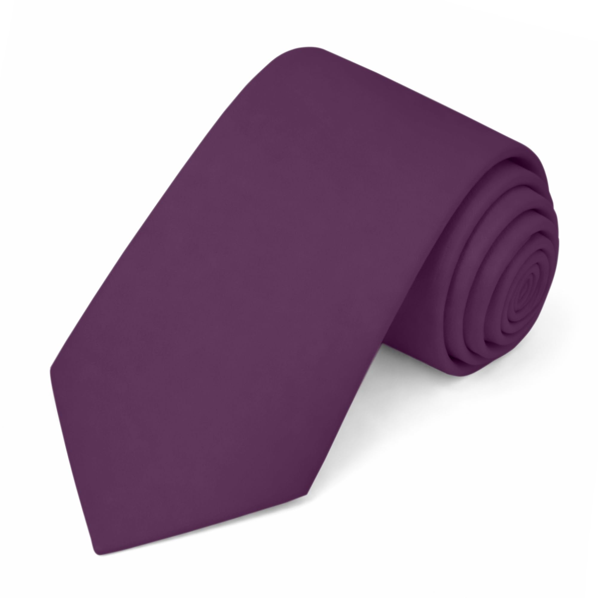 Jacob Alexander Solid Color Mens Tie - Soft-lined Necktie - Timeless Formal Look for Weddings and Business - (Regular Size)