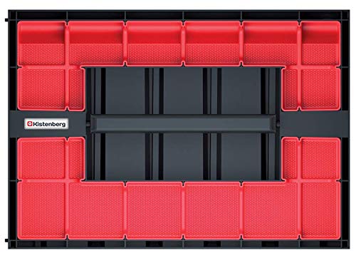 Werkzeugkoffer mit 3 Sortimentskästen mit Behältern Komfortabler Griff 415 x 290 x 290 mm – Bild 5