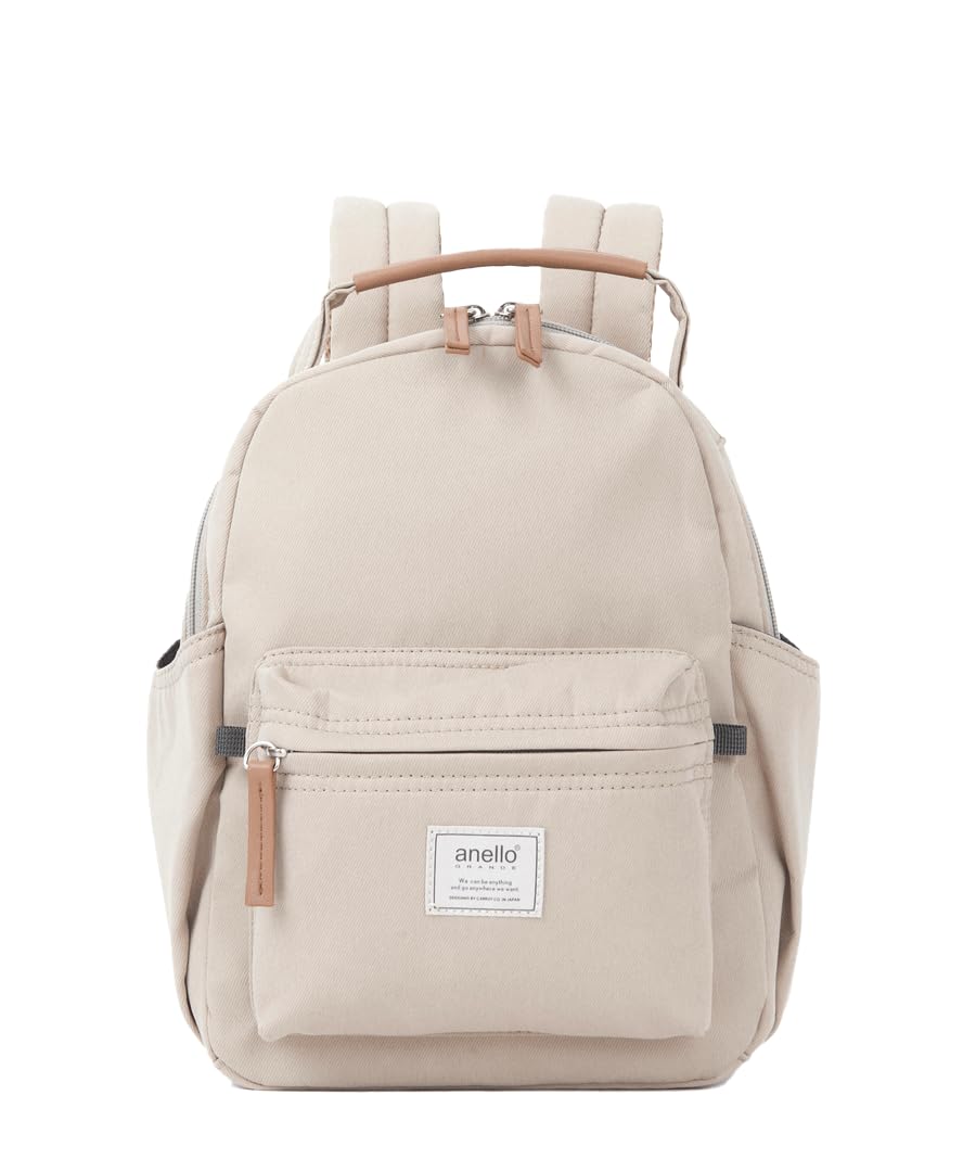 Anello Grande GHM0554 Backpack, Lightweight, Multi-Storage, A5, beige, beige