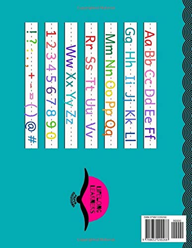 Panoramic Handwriting Practice Book for Kids in Pre-K to 3rd Grade I Primary Tablet: 120 pages I blank double lines with a dotted center line I 11x8.5 inch (Young Learners Notebooks) - Image 2