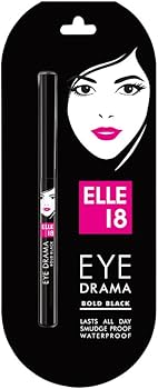 ELLE 18 EYE DRAMA ペンシルアイライナー BOLD BLACK Buy Elle 18 Eye Drama Kajal, Bold Black, 0.35g And Lakme Eyeconic