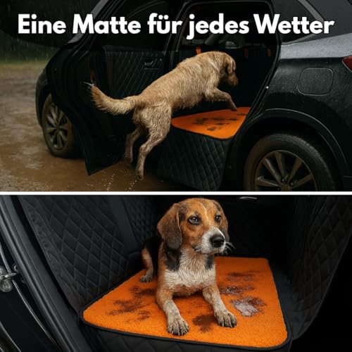 Clever Dreams Ersatz-Schmutzfangmatte für Hundedecke Auto – Abnehmbare Wasser- & Schmutzmatte (Zubehör)
