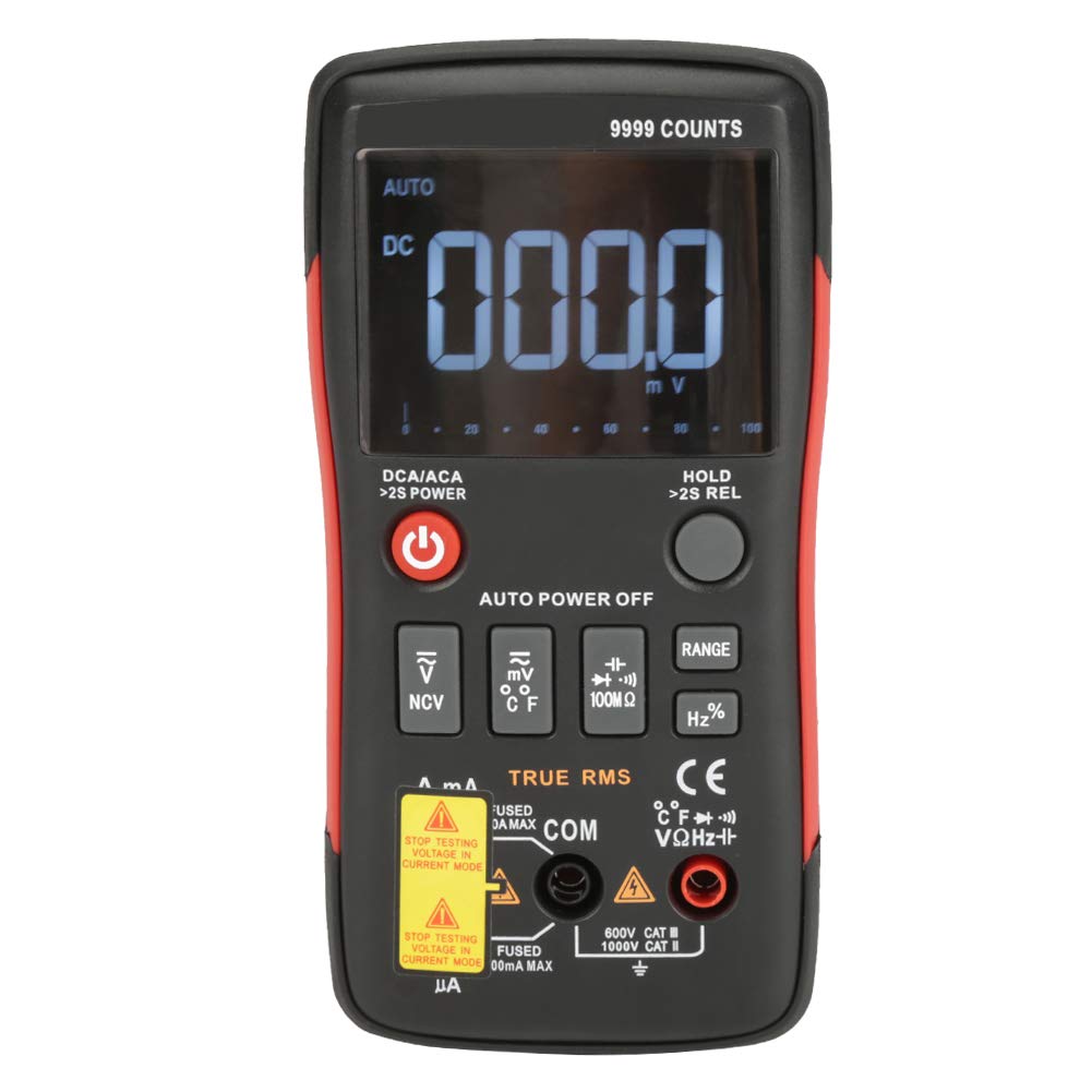 Q1 True-RMS Digital Digital Multimeter, Multimeter Multimeter Button 9999 Counts Analog Bar Graph Auto Ranging Measure Voltage