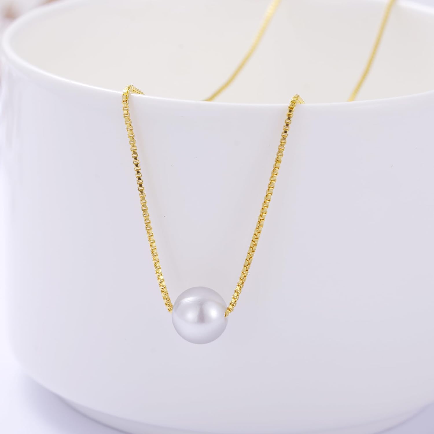 Mother of the Bride Gift from Daughter – To My Beautiful Mom Necklace on My Wedding Day, Pearl Pendant Jewelry with Message Card, Sentimental Wedding Gift for Mom - Image 3