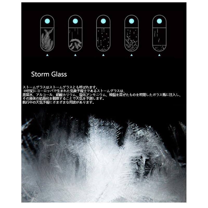 Amazon.co.jp: ストーム グラス クラウド (ホーム、ボックス)天気