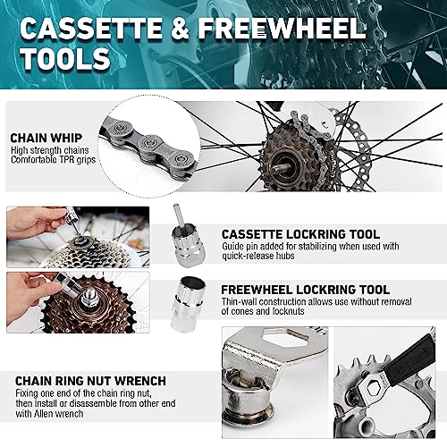 Duratech DT701104AU 41 Pieces Bike Repair Tools, Complete Bike Tools Kit thumb #6