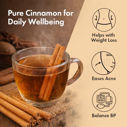 Image of Sprig Ceylon Cinnamon Sticks (Dalchini) 50g | Expensive But Authentic | Alba Grade | The World's Finest Cinnamon from Sri Lanka | Pure, Premium & Aromatic | Ideal for Baking, Biriyani, Pulao, Curries, Desserts & Beverages | Good for Weight Loss & Reducing BP | Great Taste 2026 3 Star Winner