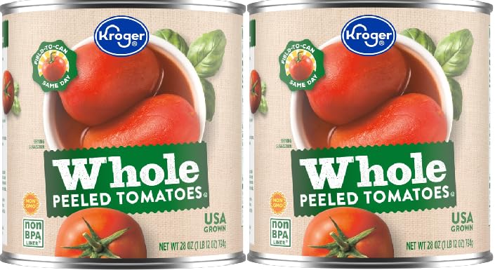 Whole Peeled Tomatoes (2 Cans, 28 oz. each)