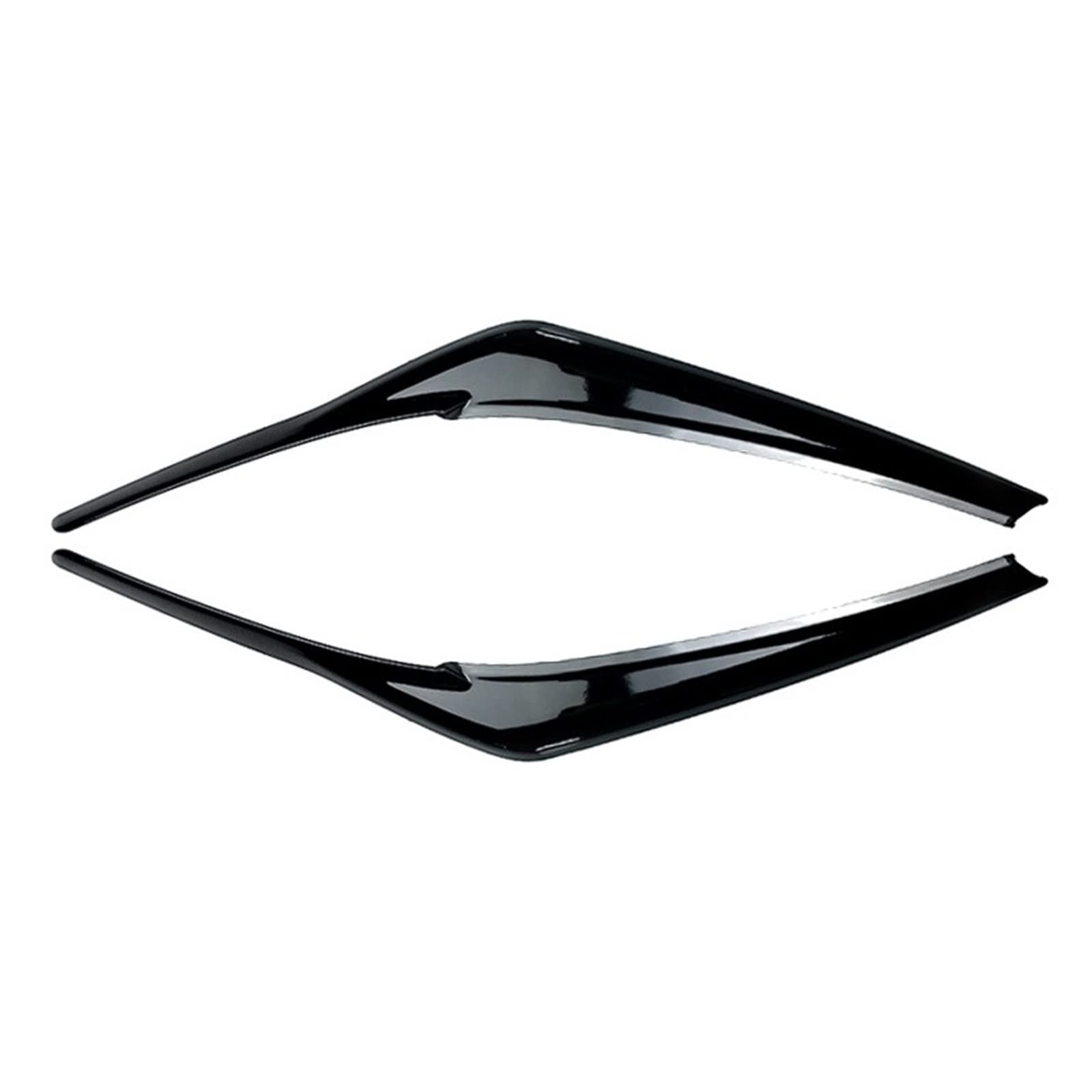 for Camry Carbon Fiber Car Headlight Eyebrow Eye Lid Headlamp Eyelids Cover Head Light Eyebrows Sticker Trim 2018-2022(Gloss Black)