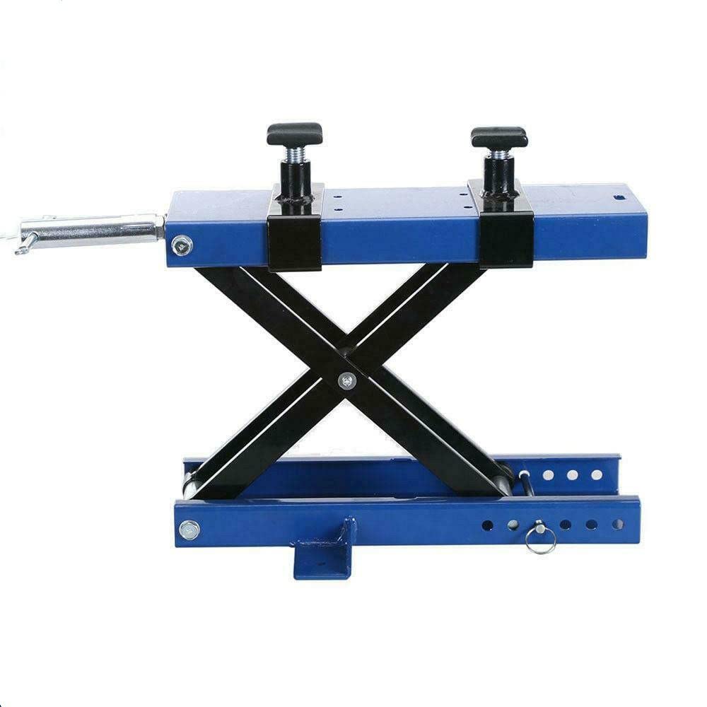Buy Motorcycle Center Scissor Lift Jacks Crank Hoist Stand for ATVs