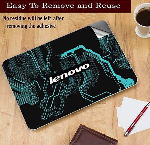 Image of Pattern L5 Top+Wrist Pad Vinyl Laptop Skin /Sticker /Cover for 14 Inches Laptops Laminated-Removable-HD Quality Compatible for Lenovo.(13.8x9.6 Inches)