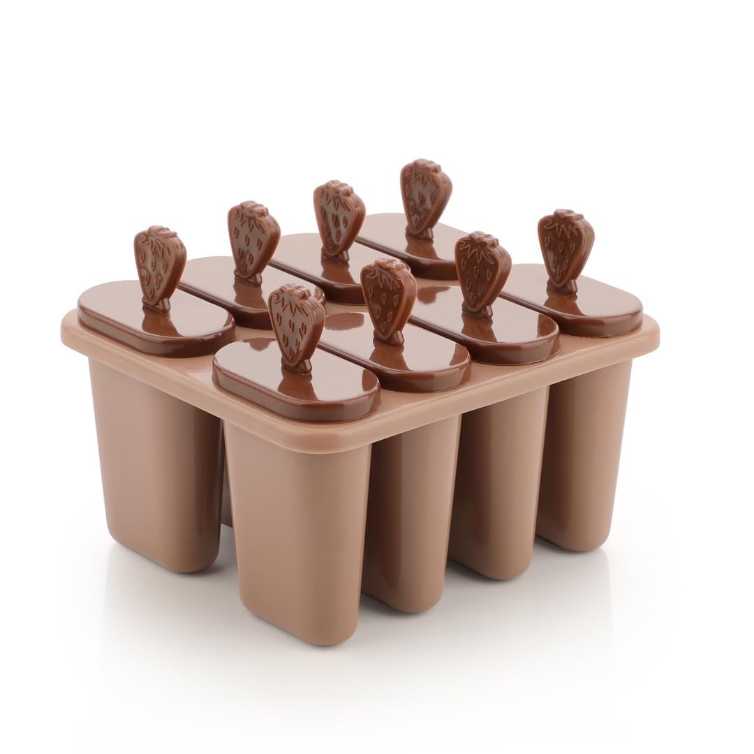 BPA Free Ice Lolly Maker - 8 Reusable Popsicle Molds -5 BPA Free Ice Lolly Maker - 8 Reusable Popsicle Molds -5