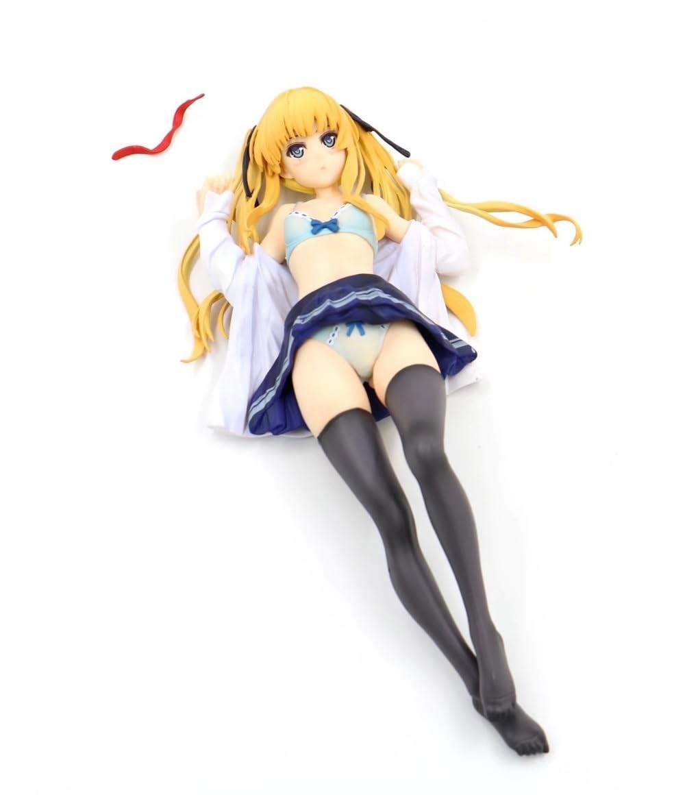 Figura de chica anime original 1/7, figura de juguete de estatua, colección de modelos, personaje de manga japonés, PVC, figuras de acción, 21 cm.