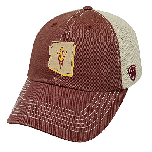 Top of the World Men's Adjustable Off Road Mesh State Icon Hat