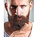 Beard Comb, Natural Wood Mustache Comb with Fine & Coarse Teeth for Men by HAWATOUR