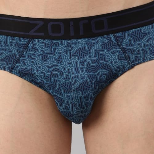 Image of Zoiro Men's Brief | Soft Band | Soft No-Marks Elastic | Breathable Innerwear | Pack of 1 | Color May Vary