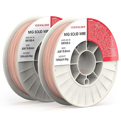 Image of YESWELDER MIG Welding Wire, ER70S-6 Carbon Steel MIG Solid Wire