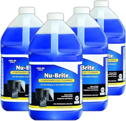 (4 Gallons) - Nu Brite Condenser Coil Cleaner by Nu - 4291-08