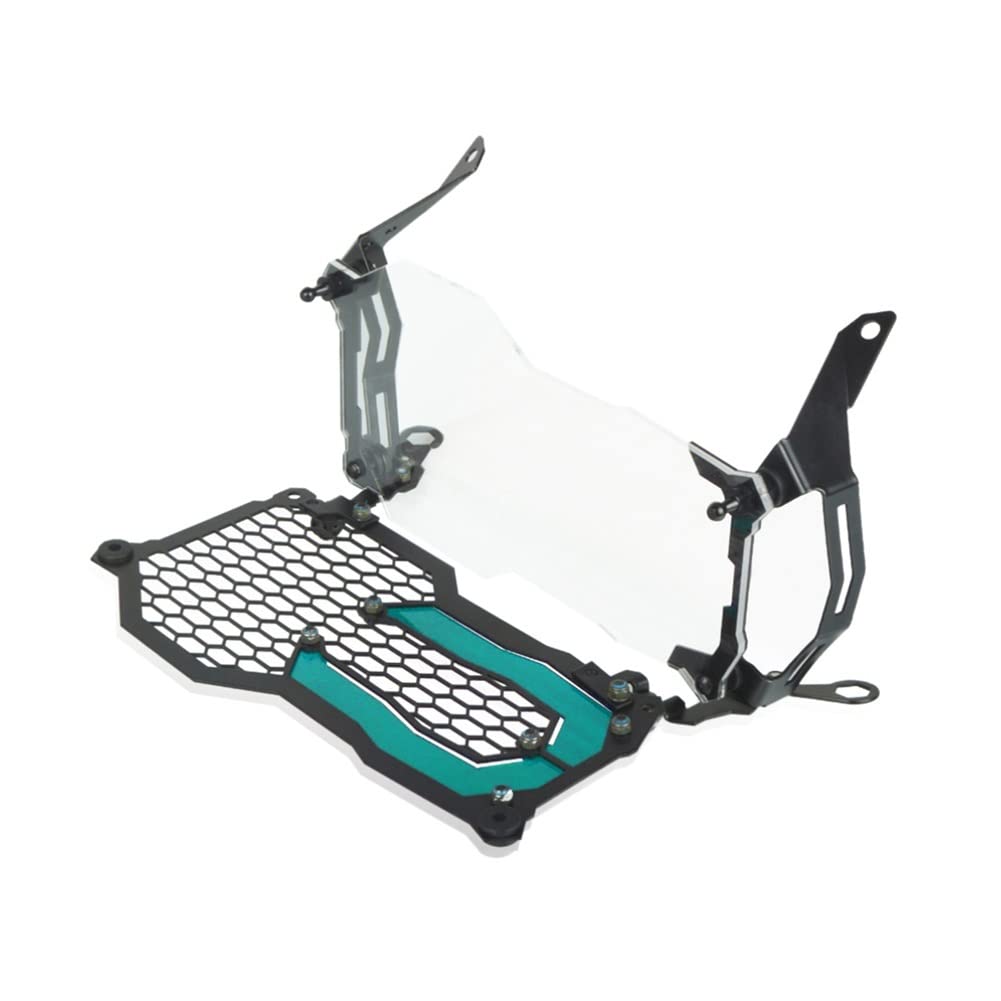 Griglia Protezione Faro Per BMW R1250GS (2019-20) E R1200GS LC (2013-18) - Copertura Antiurto Colore Oro Con Bulloni Di Bloccaggio - Aftermarket Di Alta Qualità - 2
