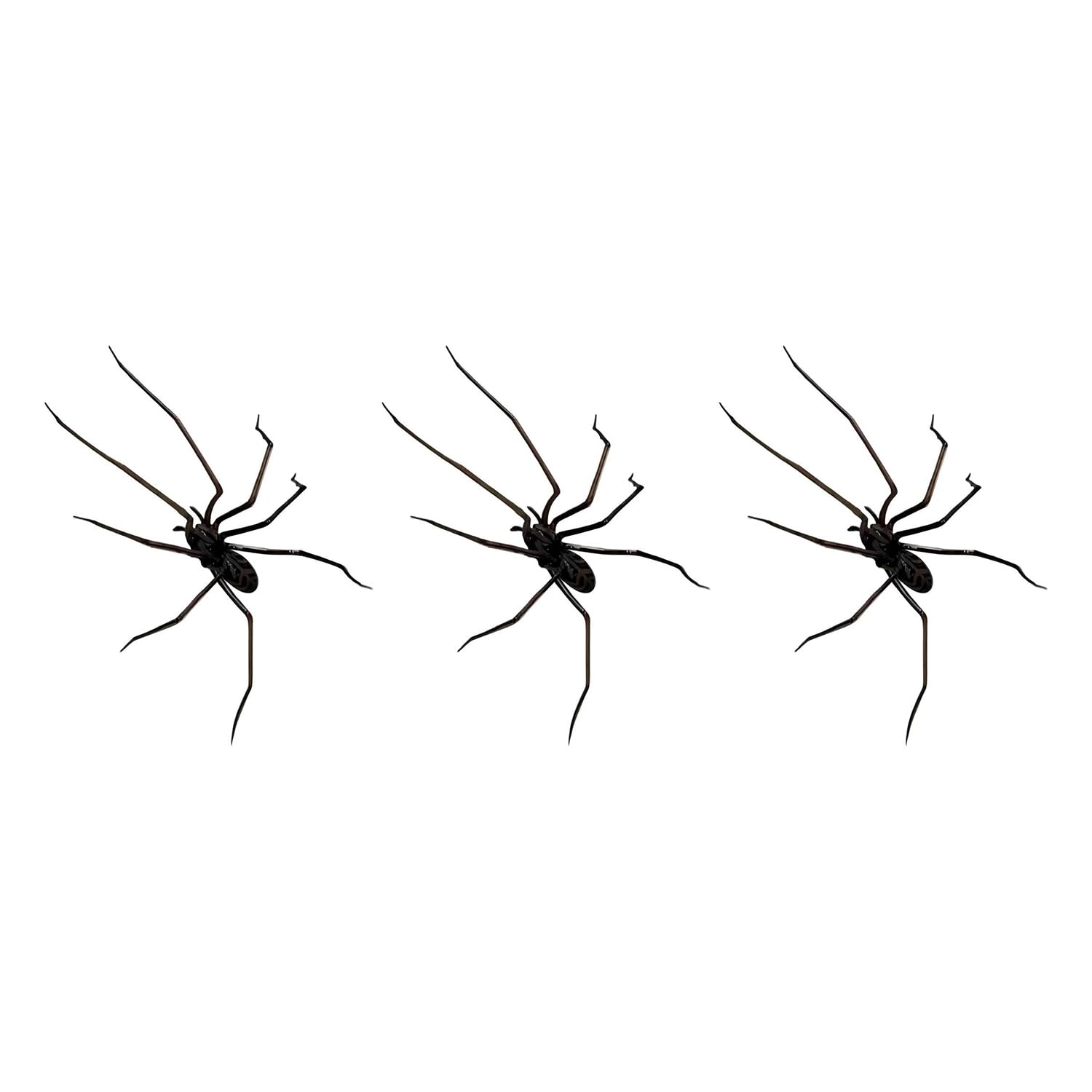 Spider Fridge Magnets - Realistic & Cute Magnetic Decor, Strong Hold for Fridge, Car, Garage (Black) - Fun & Unique Gift (3 PCS)