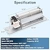 Aibabcue Replacement For Napoleon & Continental Fireplaces Blower Fan Kit, GZ550-1KT GZ550 GZ552 Fireplace Blower Fans For BC36 BC36DFN BC36DFNE GD36NTR BGD33NR, Rotom HB-RB58