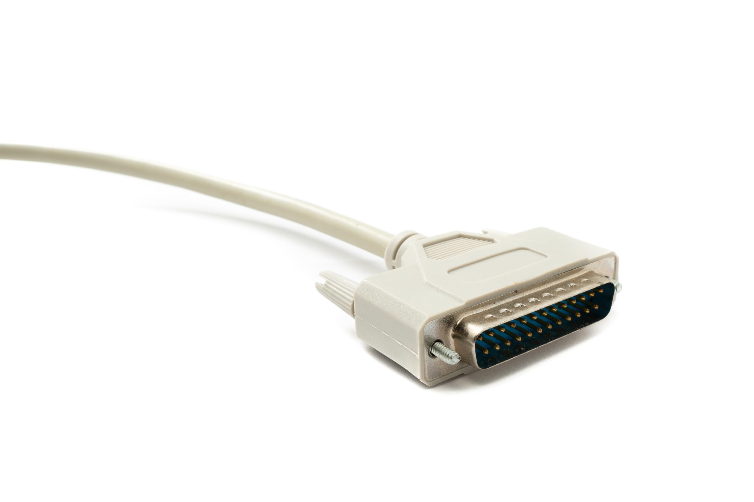 System-S D Sub Null Modem Cavo 150 cm 25 Pin Maschio a Femmina RS530 DB25 Adattatore Grigio