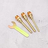 VGOL 3Pcs Hot Glue Gun Nozzles 3 Size 70 mm Copper Glue Gun Nozzle with Wrench Assortment Kit for Home Repairs DIY Craft Projects Brass - Image 7
