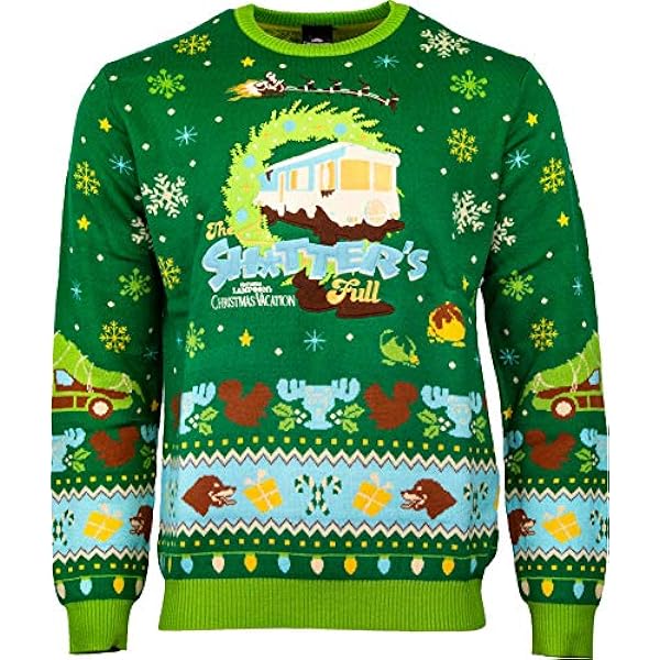 numskull Vacaciones Nacionales de Lampoons Jersey Oficial de National Lampoon's Christmas Vacation, Punto, Talla XXS, suéter Feo de Navidad Unisex Adulto