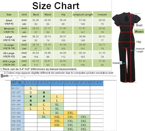 SxClub Sexy Jumpsuits for Women Casual Turtleneck Short Sleeve Floral Bandage Wide Leg Long Pants Outfits Hollow Out Party Club Jumpsuit(XX-Large)