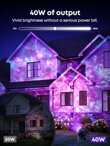 Image of PIKOY Halloween Projector Outdoor with App, Halloween Decorations Outdoor