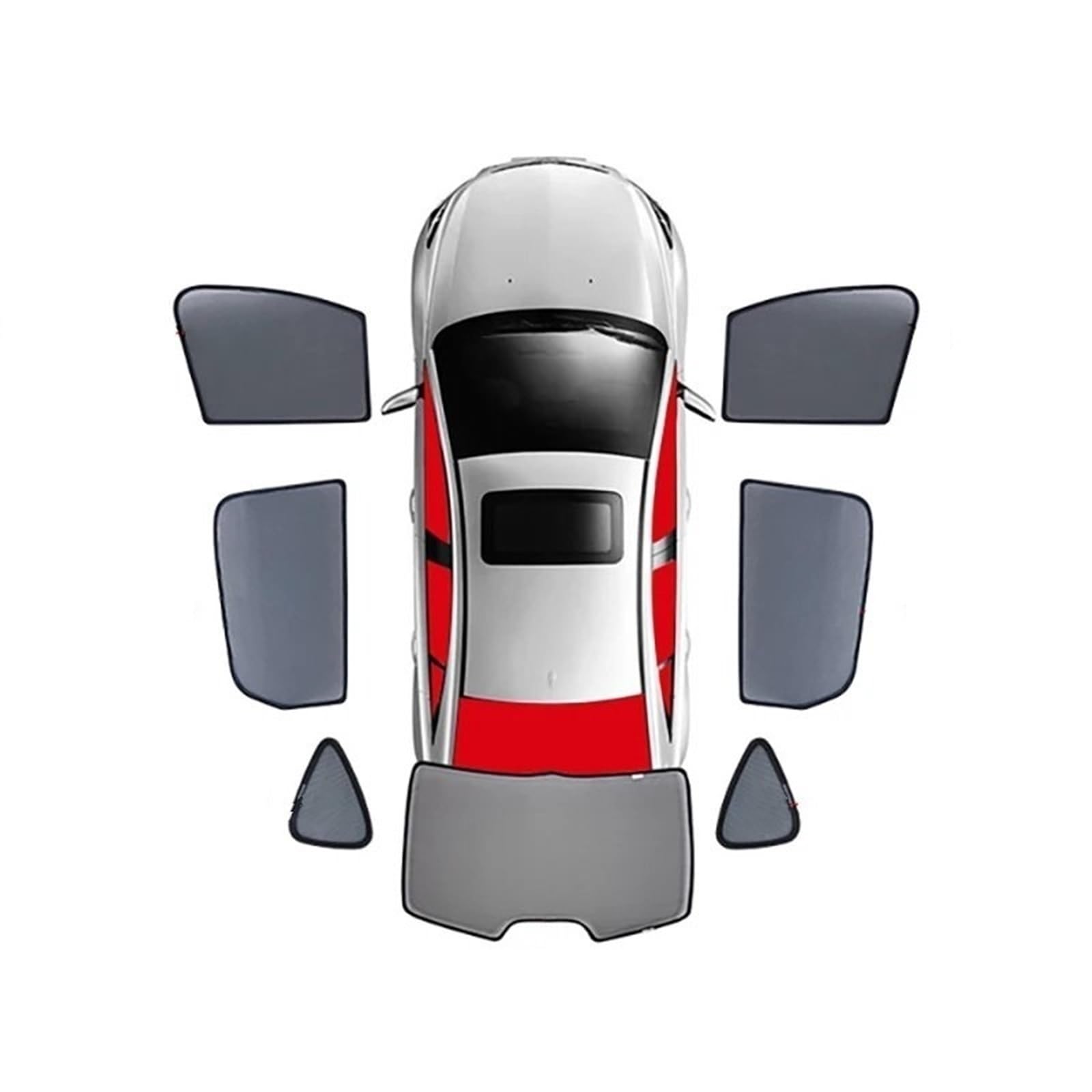 Parasol de coche para Toyota RAV4 2012-2018 protector de parabrisas y ventanas 8