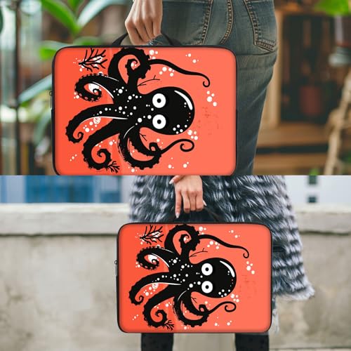 Funda para portátil de 10 pulgadas con asa y protección amortiguadora miniatura 7
