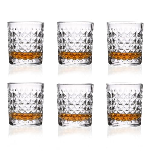 Reviews de Vaso old fashion , tabla con los diez mejores. 43 SSGP Juego de 6 Vasos de Vidrio,9.8oz Vasos de Cristal,290ml Redondo Vasos de Vidrio,vidrio de silicato,Vidrio de Transparente Alta Calidad,Para Cerveza,Café...
