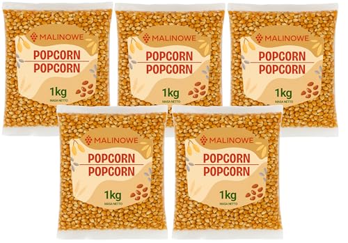Malinowe Körner-Popcorn 5x1kg Popcorn Mais